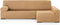 Hoes voor chaise longue met lange armleuning rechts Eysa ULISES Geel 170 x 110 x 310 cm