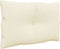 vidaXL - Palletkussens - 2 - st - stof - crèmekleurig