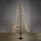 Luca Lighting Lichtboom - Buitenverlichting - 3000 micro LED's - Zwart - H210 x Ø100 cm