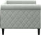 vidaXL - Slaapbank - 80x200 - cm - fluweel - lichtgrijs
