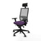 Bureaustoel met hoofdsteun Piqueras y Crespo 3D066G1 Paars