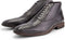 DenBroeck Gold St. - Halfhoge Veterschoenen - Leer - Donkerbruin - Maat 42
