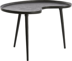 Light & Living Bijzettafel Lienz - 67 x 49cm - Mat Zwart