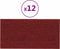 vidaXL - Wandpanelen - 12 - st - 2,16 - m² - 60x30 - cm - stof - wijnrood