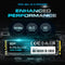Silicon Power P34A60 - M.2 PCIe 3.0 NVMe SSD - 1TB - Leessnelheid 2200MB/s - Schrijfsnelheid 1600MB/s