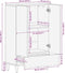 vidaXL - Hoge - kast - 60x33x110 - cm - massief - mangohout