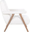 Richmond Fauteuil Bono white furry fire retardant (Himalaya 900 white furry)