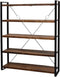 D - Livingfurn - Boekenkast Strong - 200cm - Mangohout - Bruin