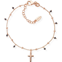 Amen Dames Armband 925 sterling zilver Zilver 8 glasblokken One Size 88160304