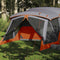 vidaXL - Tent - met - luifel - 4-persoons - waterdicht - oranje