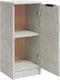 vidaXL - Dressoir - 30x30x70 - cm - bewerkt - hout - betongrijs
