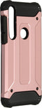 iMoshion Hoesje Geschikt voor Motorola Moto G8 Plus Hoesje - iMoshion Rugged Xtreme Backcover - Rosé