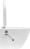 vidaXL - Hangend - toilet - randloos - met - verborgen - stortbak - keramiek - wit