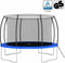 vidaXL Trampolineset rond 150 kg 366x80 cm
