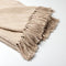Dutch Decor - JUNE - Plaid van katoen 140x180 cm Pumice Stone - beige - Deken
