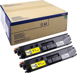 Brother TN-329Y - Tonercartridge - 6.000 pagina's - Geel (2 stuks)