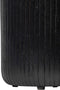MUST Living Stool Bobo,45xØ30 cm, suar wood, black with natural cracks