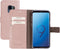 Mobiparts Galaxy S9 - Wallet Case - Saffiano motief - Roze