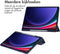 imoshion Tablet Hoes Geschikt voor Samsung Galaxy Tab S10 Plus / Tab S9 FE Plus / Tab S9 Plus - imoshion Trifold Hardcase Bookcase - Donkerblauw /Donkerblauw