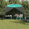 vidaXL - Camping - Muggennet - met - Deur - Groen - 4-Persoons - Waterdicht