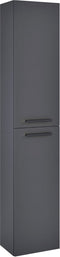 Atlantic Stella - Kolomkast - Mat zwart - 30.20 cm breed 150 cm hoog
