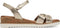 Tamaris dames sandalen - Sleehak 5 cm - Goud - Maat 37