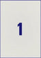 Avery L6013-20 - Beveiligingsetiketten - Scheurvast en bestand tegen extreme temperaturen - Zilver (20 stuks)