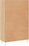 vidaXL - Hoge - kast - 69,5x31x115 - cm - bewerkt - hout - sonoma - eikenkleurig