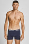 JACK&JONES JACPETER - 3-pack heren onderbroek - Gestreept - Donkerblauw