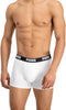 PUMA Basic 2P - Heren Boxershort - Katoen met elastische band - Wit/Zwart (2 stuks)