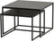 Salontafel Steven set van 2 Medium - Black antique | Meubelplaats