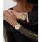 Guess Moonlight GW0320L7 - Dameshorloge - Datumweergave zirkonia - Tweekleurig roestvrij staal