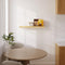 eSituro Houten Wandplank - Zwevende Muurplank - Onzichtbare Bevestiging - Houtlook 50 x 19 x 3,5 cm