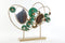 Decoratieve figuren DKD Home Decor Spiegel Gouden Metaal Groen (62 x 9 x 53.3 cm)