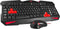 Toetsenbord met Gaming Muis Tacens MCP1 Zwart Rood