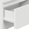 vidaXL - Nachtkastjes - 2 - st - met - 2 - lades - 40x33x60 - cm - wit