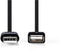 Nedis CCGB60010BK30 - USB 2.0 mini naar USB A - 300 cm - Zwart