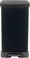 CURVER Decobin Rechthoekige afvalbak - 50 L - Carbon Black