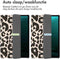 imoshion Tablet Hoes - Geschikt voor Samsung Galaxy Tab S9 11.0 inch Plus / Galaxy Tab S9 11.0 inch FE Plus / Galaxy Tab S10 Plus - Design Trifold Bookcase - Leopard