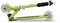 Micro Sprite - 2-wiel vouwstep - LED wielen - Groen