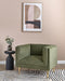 Fauteuil MOEN Stof Groen