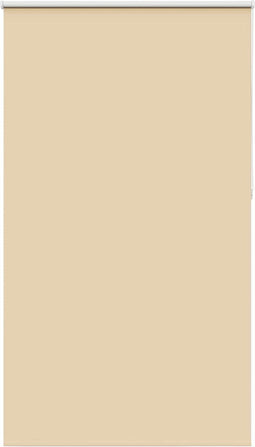 vidaXL - Rolgordijn - verduisterend - 130x230 - cm - stofbreedte - 126,6 - cm - beige