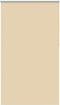 vidaXL - Rolgordijn - verduisterend - 130x230 - cm - stofbreedte - 126,6 - cm - beige