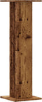 vidaXL - Plantenstandaards - 2 - st - 30x30x95 - cm - bewerkt - hout - oud - houtkleurig
