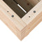 vidaXL - Plantenbak - 40x40x49,5 - cm - massief - grenenhout