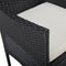 vidaXL - Tuinstoelen - 2 - st - poly - rattan - zwart