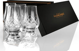 Whiskyglazen Cut 4 stuks - Geschenkverpakking - Loodkristal - Glencairn Crystal Scotland
