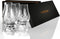 Whiskyglazen Cut 4 stuks - Geschenkverpakking - Loodkristal - Glencairn Crystal Scotland