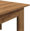 vidaXL - Salontafel - 100x60x42 - cm - bewerkt - hout - artisanaal - eikenkleur