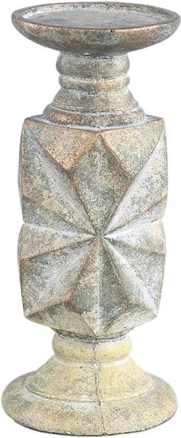 PTMD Eldar Ronde Kandelaar - H24,5 x Ø11 cm - Cement - Goud